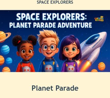 Planet Parade episode artwork from Space Explorers