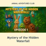 Mystery of the Hidden Waterfall episode artwork from Animal Adventures Club